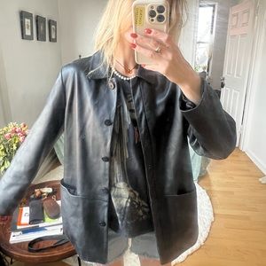 Brooks leather jacket s/m vintage
